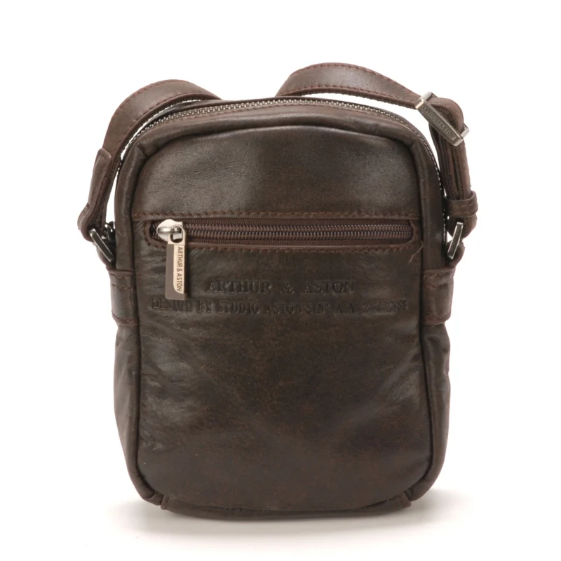 Sac bandoulière en cuir petit format Diego Arthur&Aston 1438-24 – Image 5