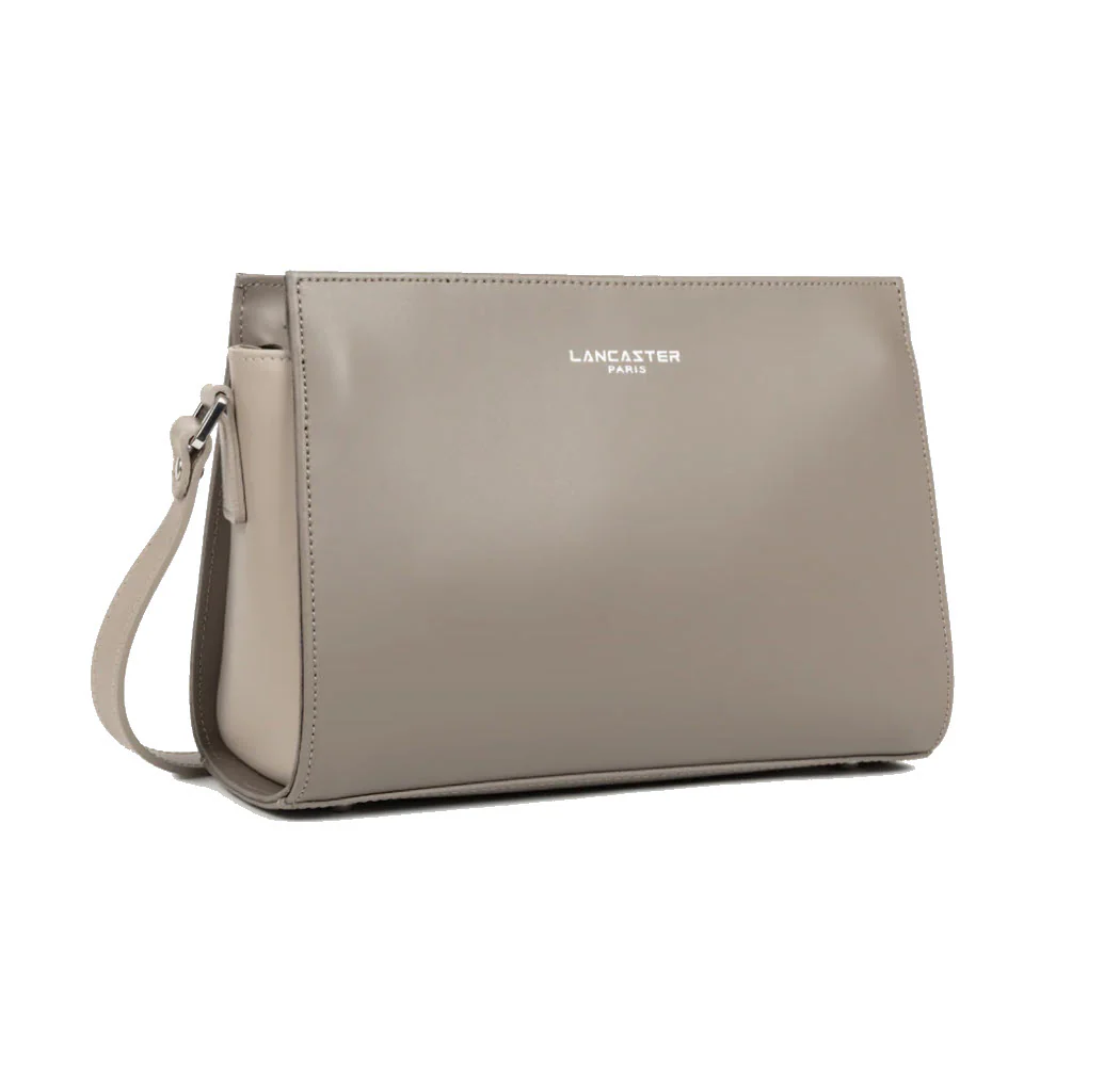 Sac à main trotteur Lancaster-Smooth Taupe Galet – Image 2