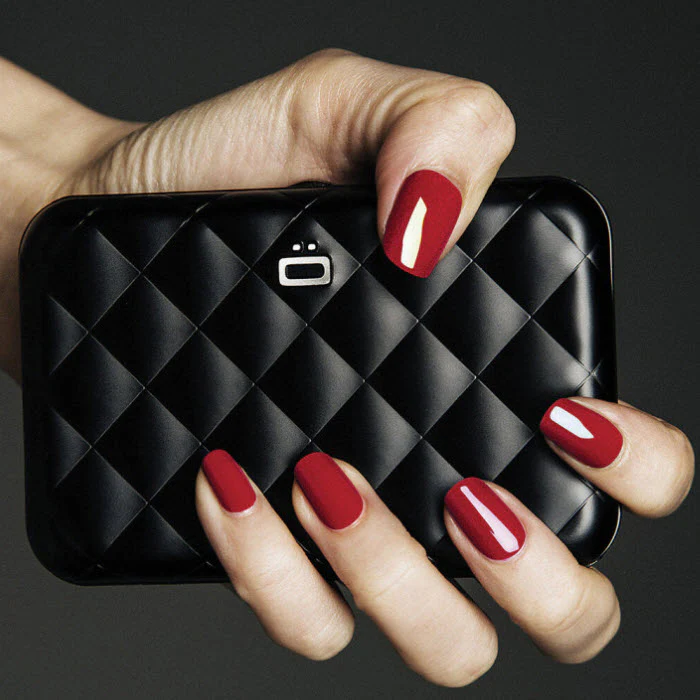 Porte-cartes Guilted Button Wallet OGON – Image 5