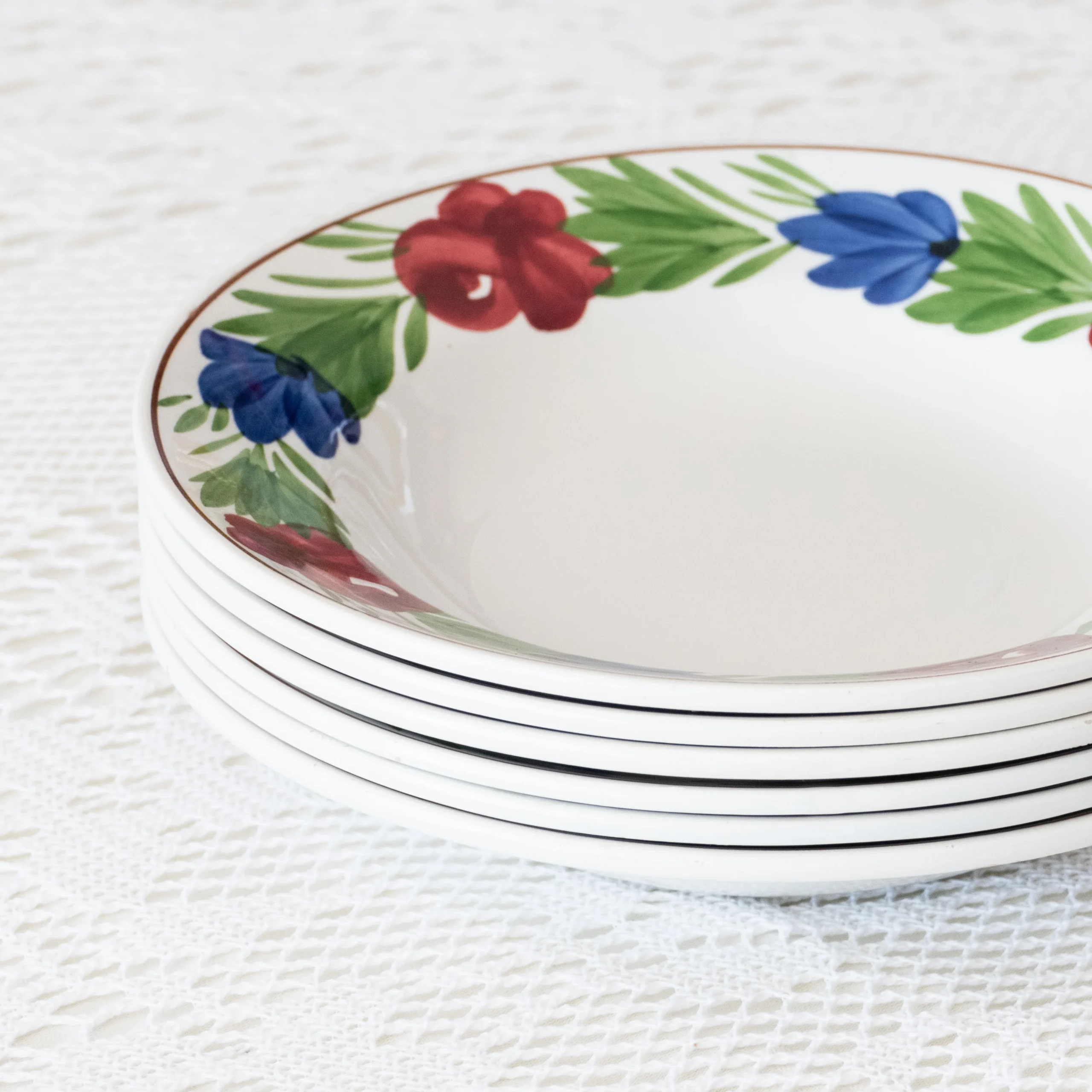 6 assiettes Niderviller - peintes à la main – Image 4