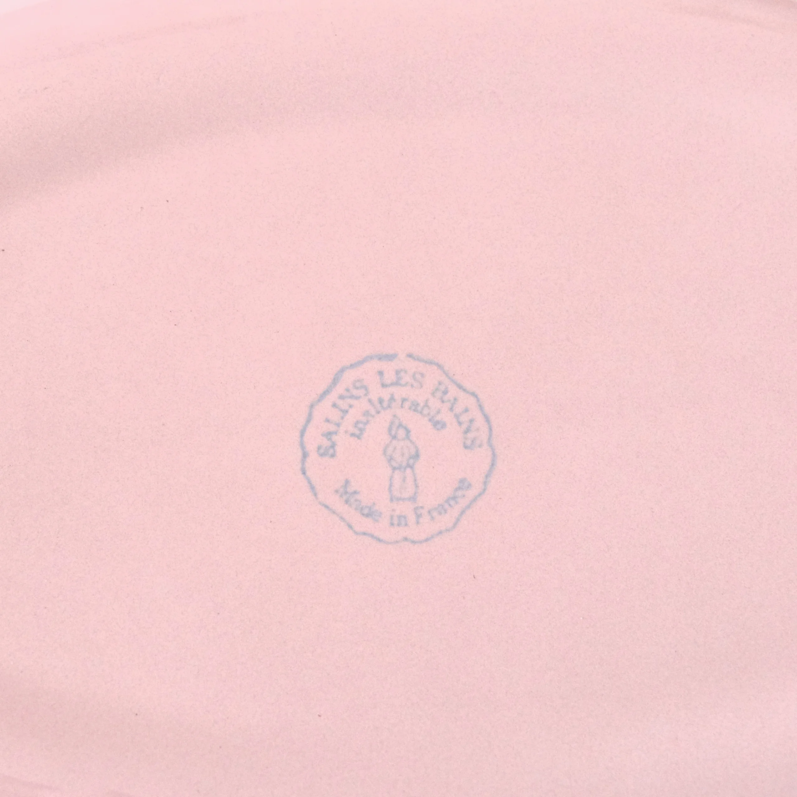 Grand plat ovale Salins-les-Bains en faïence rose – Image 7