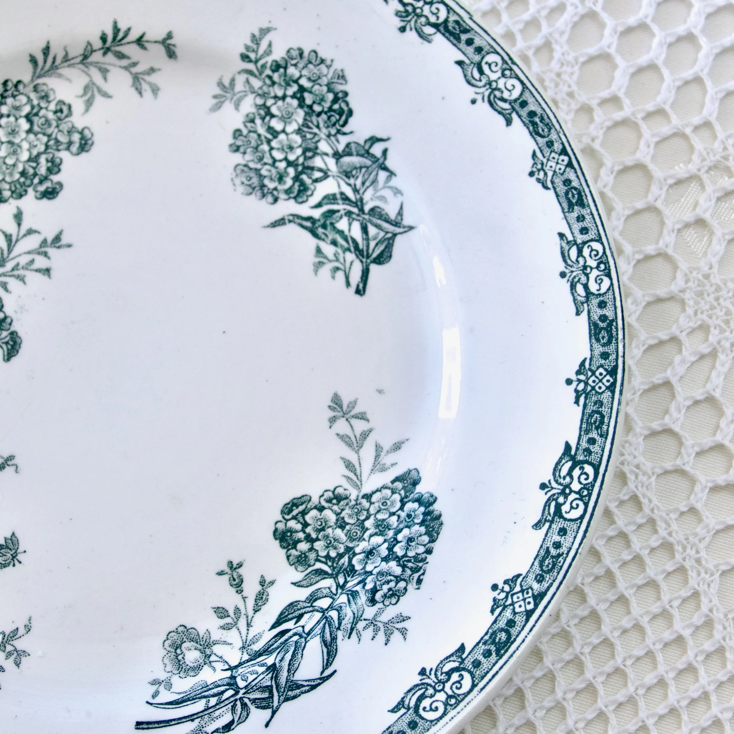 Assiette plate St Amand "Daisy" - terre de fer – Image 4