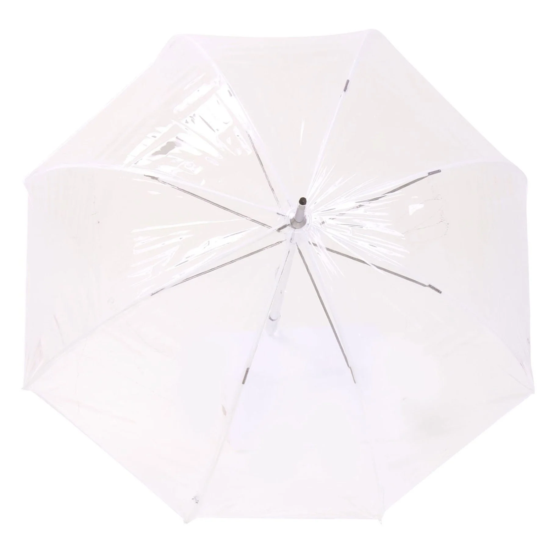Parapluie Cloche Transparent Isotoner 09357 Blanc – Image 3