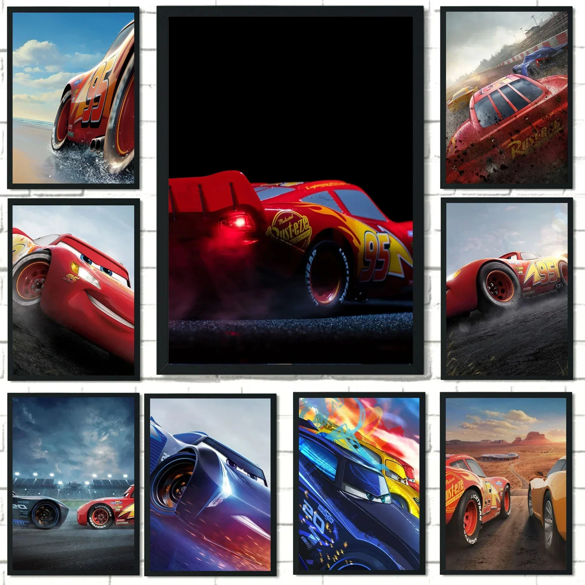 Poster Cars Flash McQueen versus Jackson Storm – Image 3