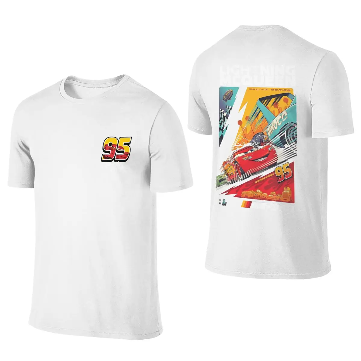 T-Shirt Flash McQueen Vintage – Image 7