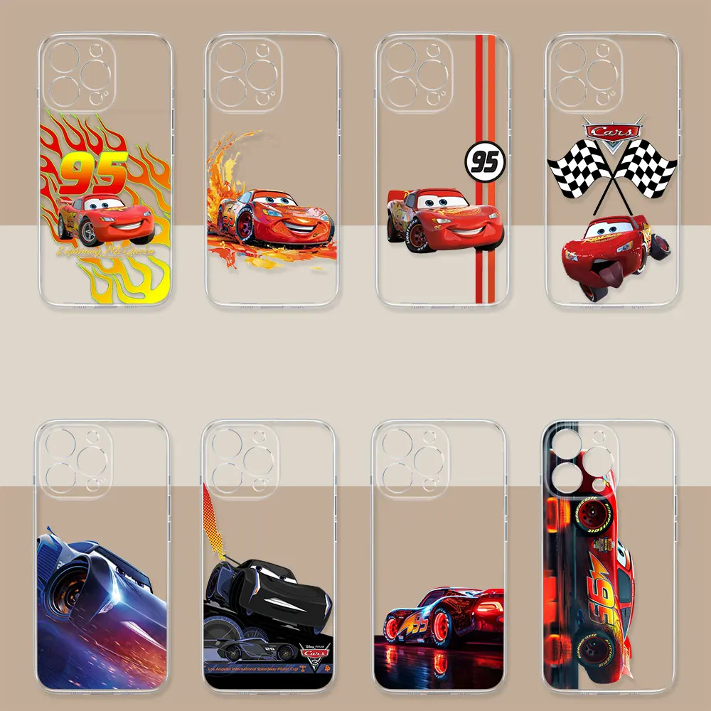 Coque Cars Transparente iPhone Flash McQueen – Image 2