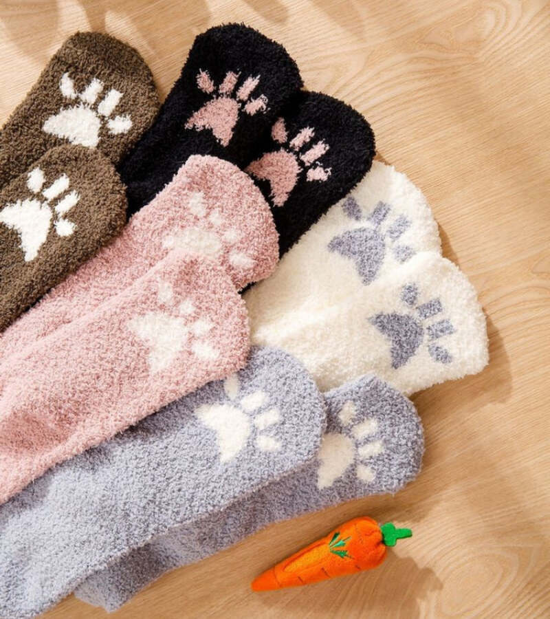 Chaussettes Molletonnées Mignonnes – Image 5