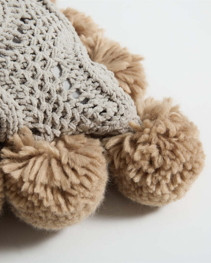 Coussin Laine à Pompons – Image 4