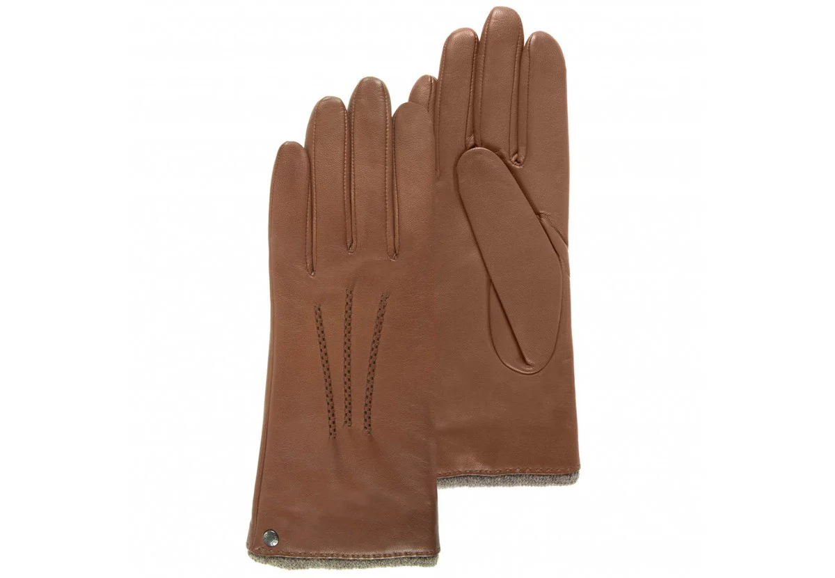 Gants Femme en cuir doublé cachemire 68602 – Image 4