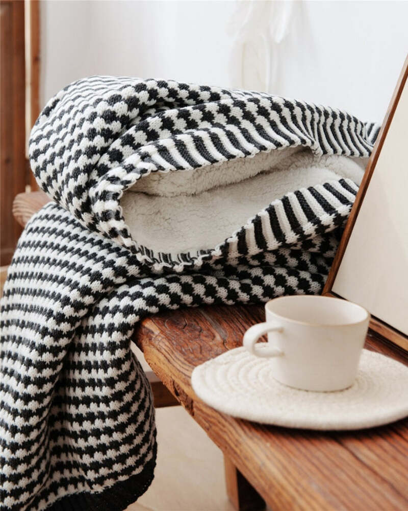 Plaid à Carreaux Chaud – Image 2