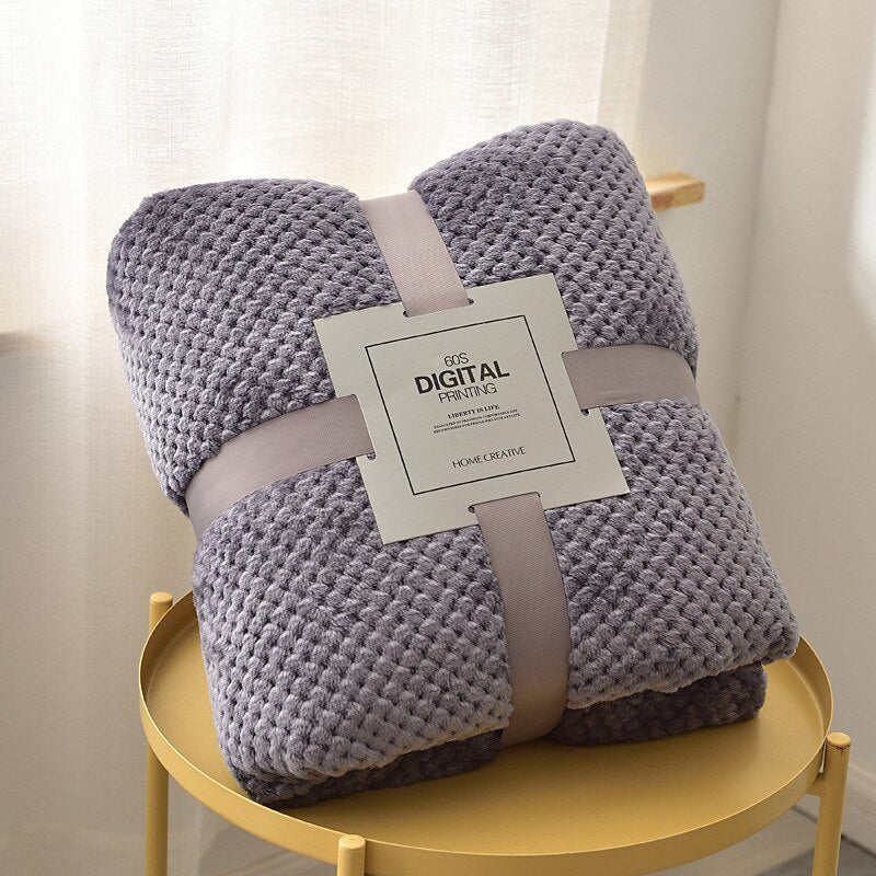 Plaid Pilou Pilou Violet Pâle