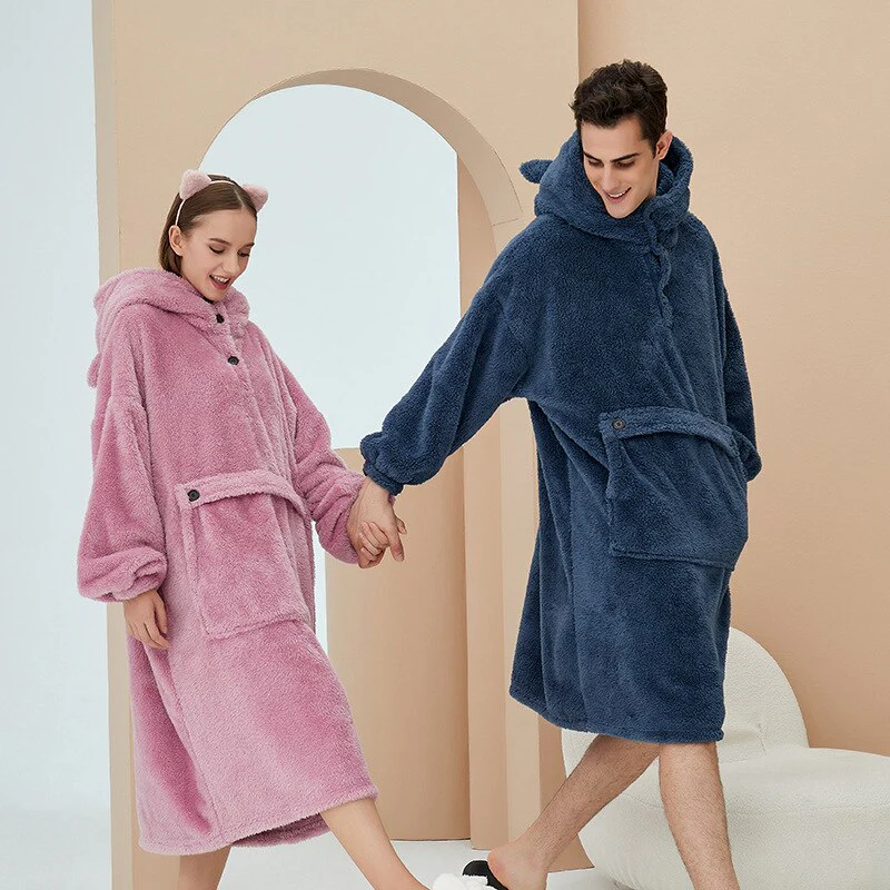 Sweat Plaid Chaud Pilou Couple – Image 2