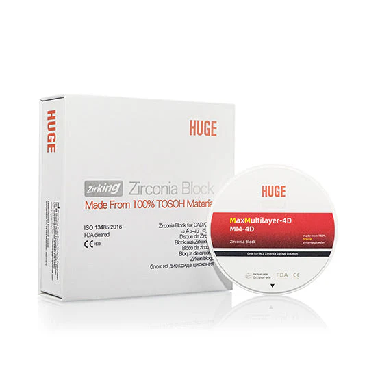 Disque zircone premium MM 4D - Teintes B1, B2, B3 & B4 - 7 épaisseurs - HUGE – Image 2